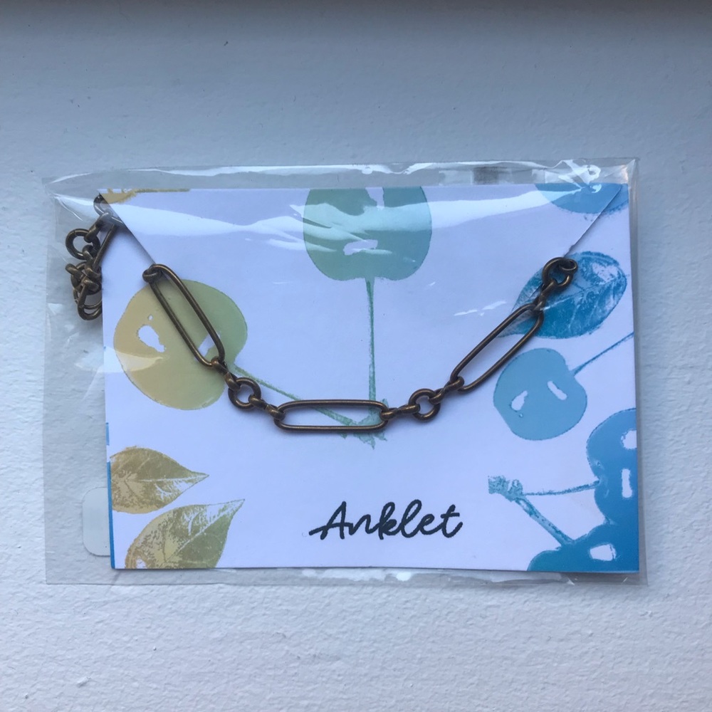 Chain link anklet